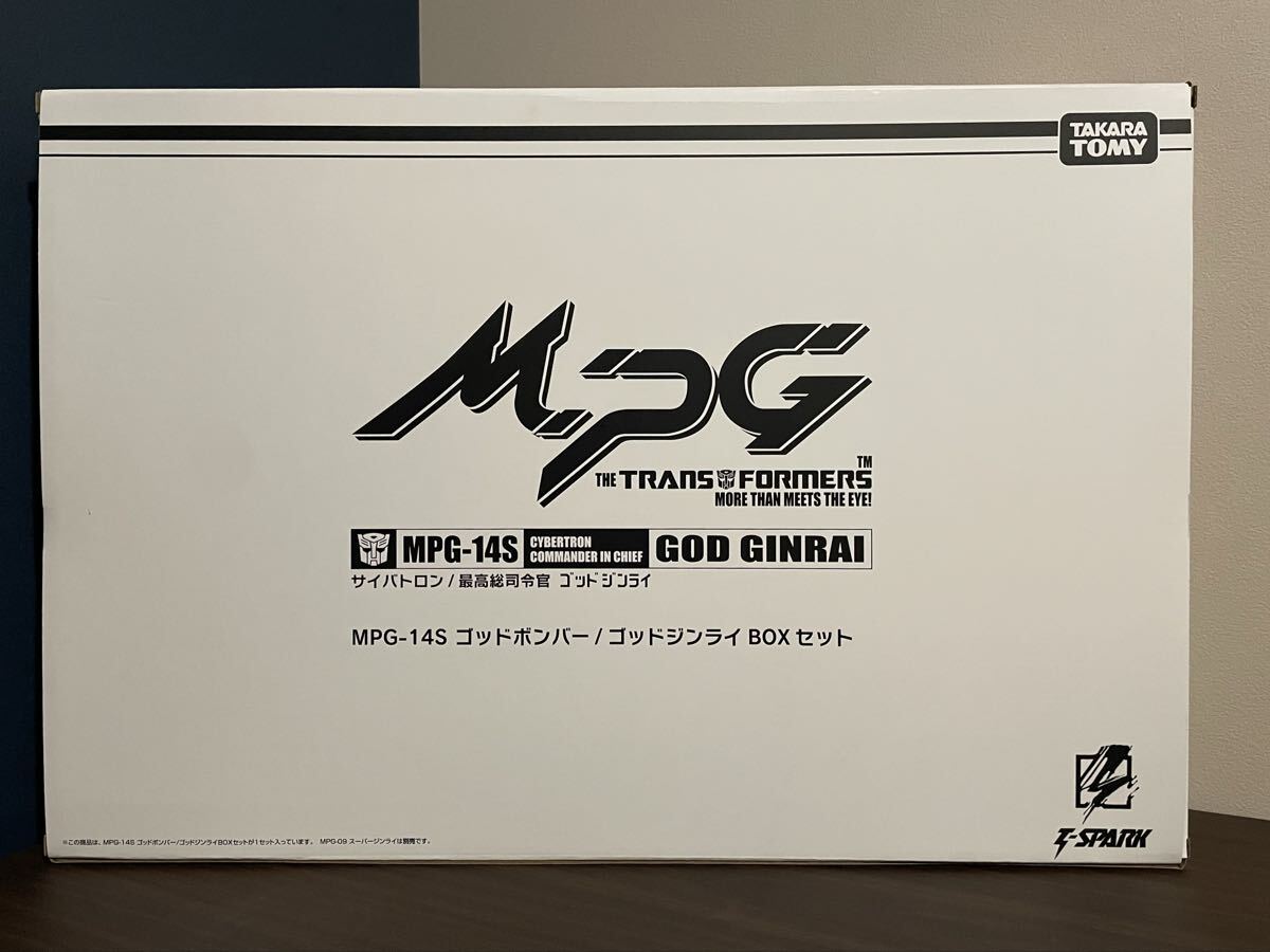 【新品未開封】タカラトミーモール限定 MPG-14S ゴッドボンバー/ゴッドジンライBOXセット拍卖