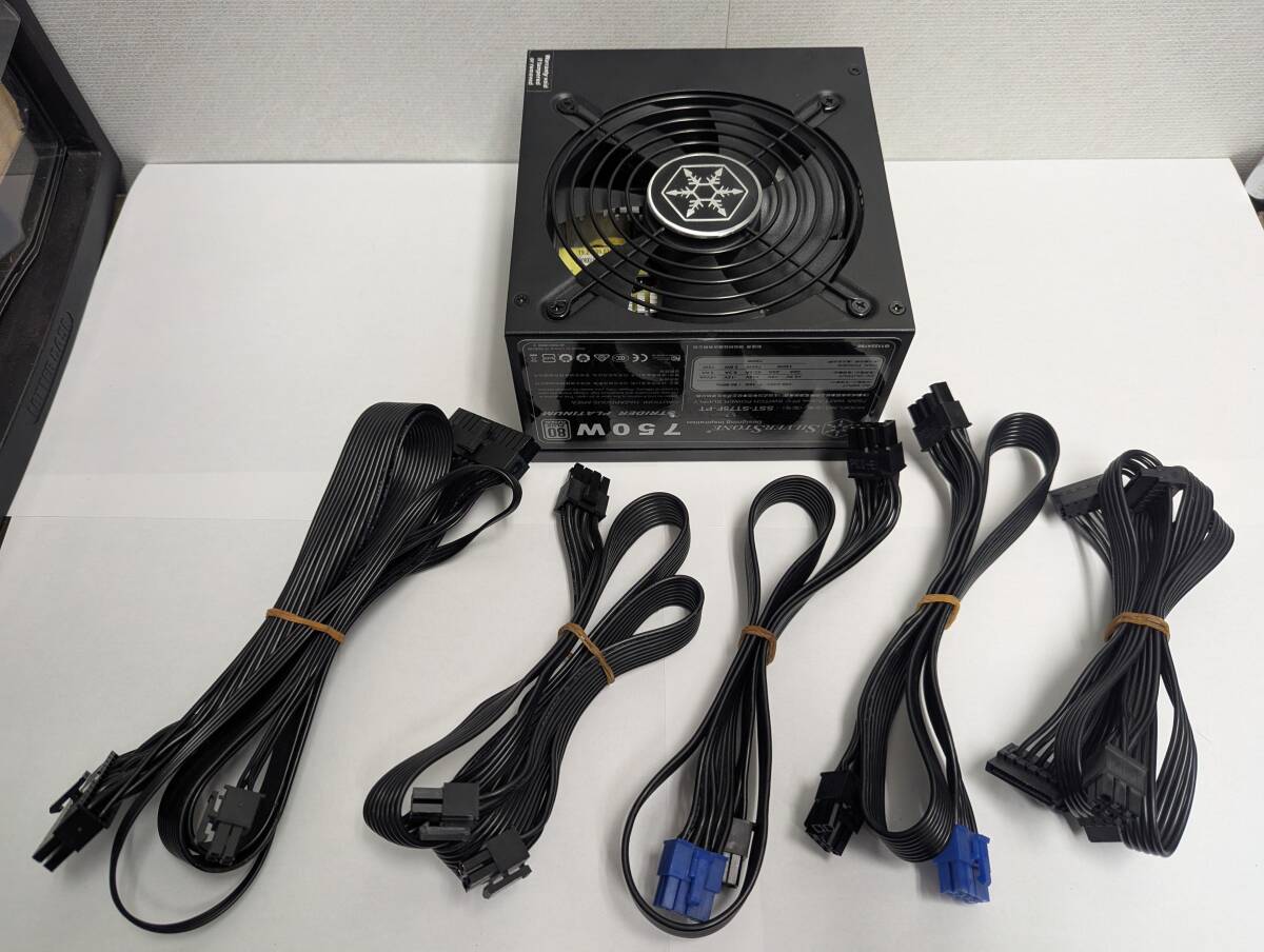 簡易チェック済み PC電源 SILVER STONE SST-ST75F-PT 750W 80PLUS PLATINUM拍卖