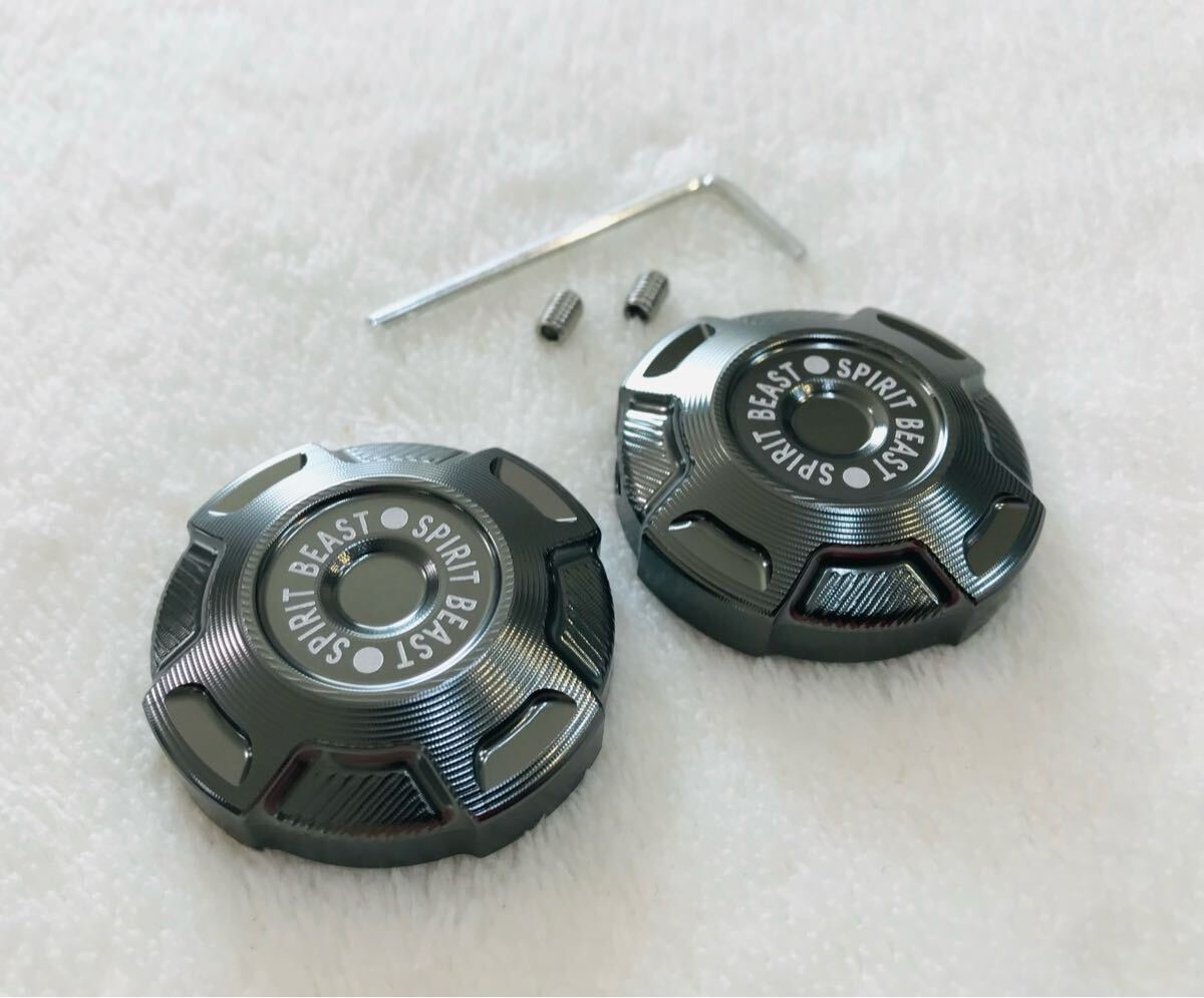 Z650RS NINJA400 Z400 CBR400Rフロントフォークキャップ チタンカラー拍卖