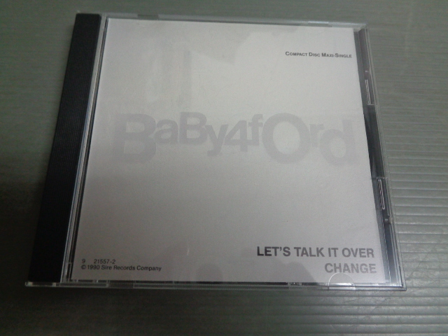 *BABY FORD/LET'S TALK IT OVER/CHANGE★8曲入MAXI SINGLE CD拍卖