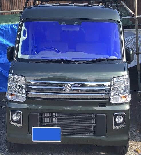 DA17 エブリィ シャインゴースト プリズム97 フロントガラス3面 カット済み 熱成形済み フィルム ゴーストフィルム 送料無料拍卖