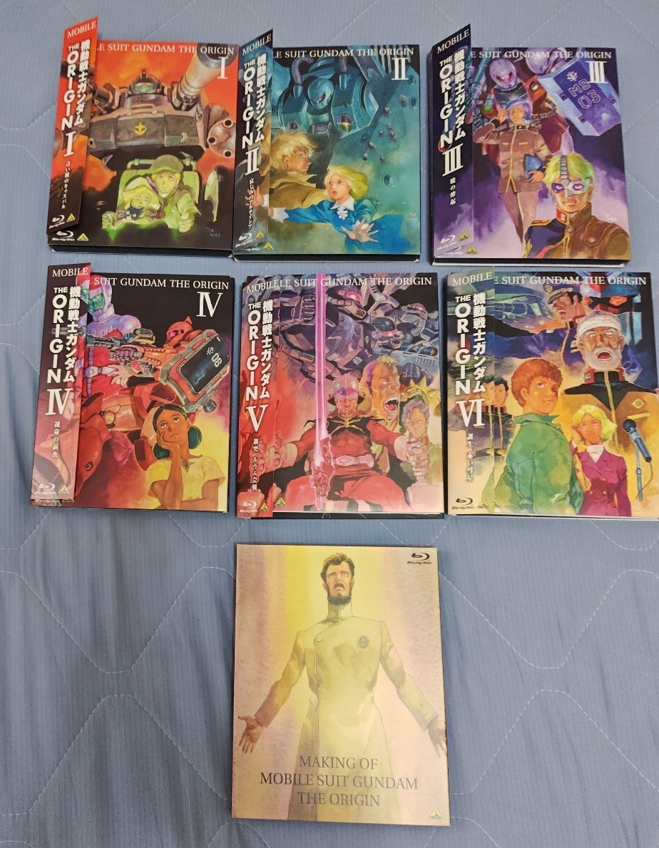 機動戦士ガンダム THE ORIGIN MAKING OF 機動戦士ガンダム THE ORIGIN Blu-ray セット 収納BOX付拍卖