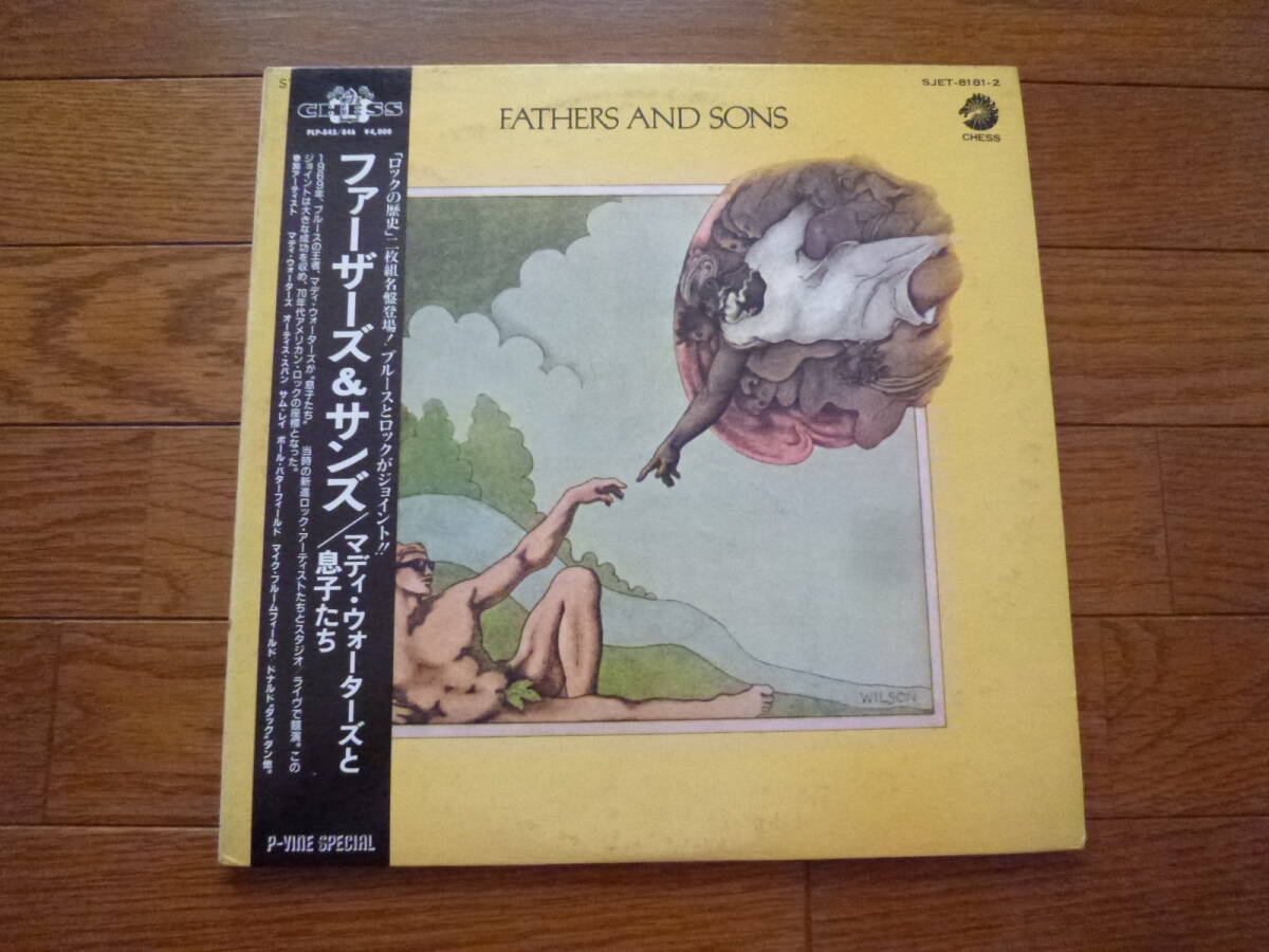 LP VARIOUS ARTISTS / ファーザーズ&サンズ マディ・ウォーターズと息子たち 日本ビクター盤 FATHERS & SONS 2枚組拍卖
