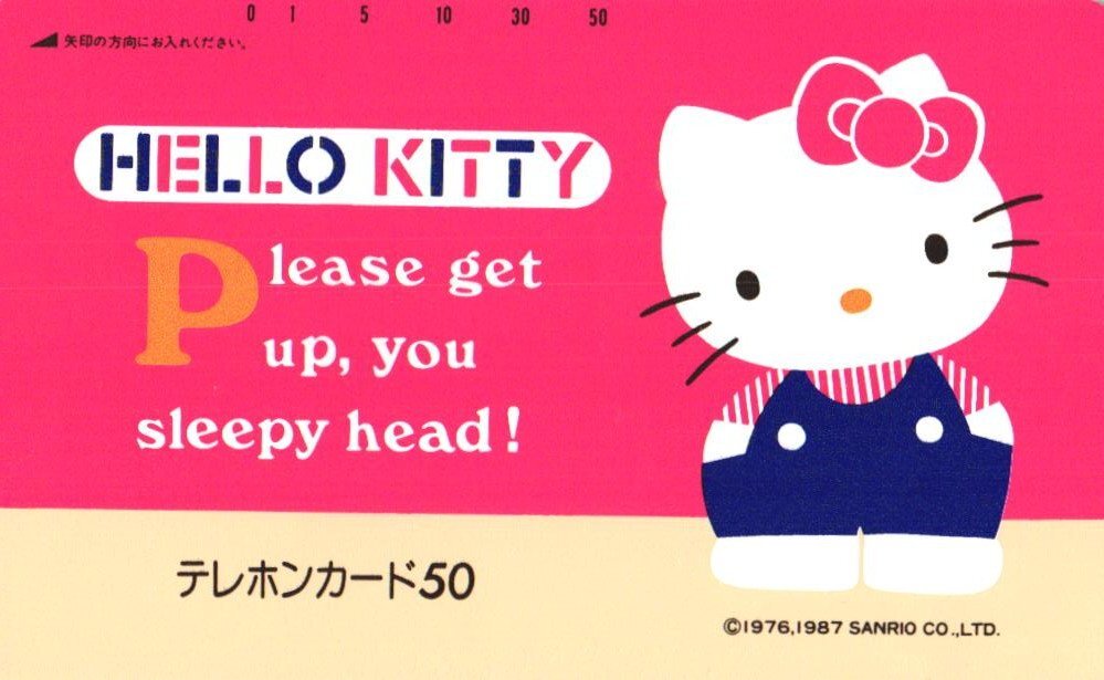 ★ハローキティ サンリオ 傷有★テレカ50度数未使用dk_309拍卖