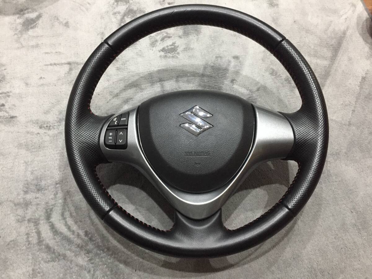 アルト ワークス HA36S ステアリングホイール ハンドル レザー スズキ 拍卖