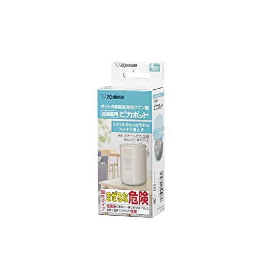 象印マホービン ポット内容器洗浄用クエン酸 ピカポット 加湿器用 30g×4包入り 分包タイプ CD-KB03KX-J拍卖