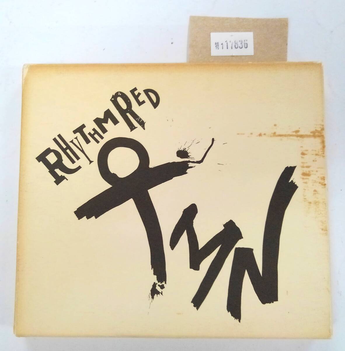 万1 17836 TM NETWORK (TMN) / RHYTHM RED 【アルバムCD:ESCB-1100】 1990年 ※紙ケースにヤケ 汚れ拍卖