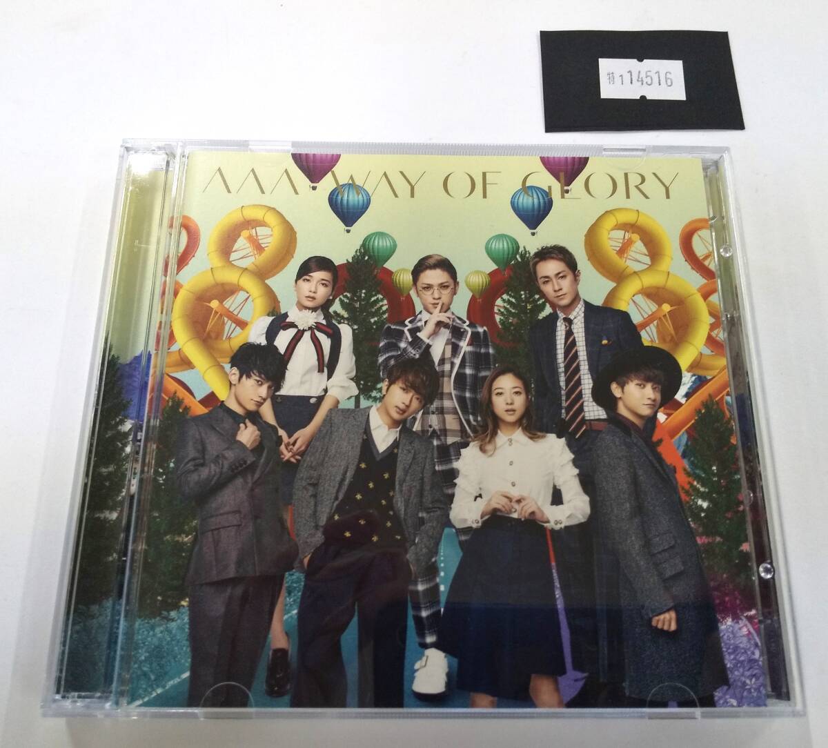 万1 14516 AAA / WAY OF GLORY 【アルバムCD+DVD:AVCD-93596/B】 2017年 トレカ付き 拍卖