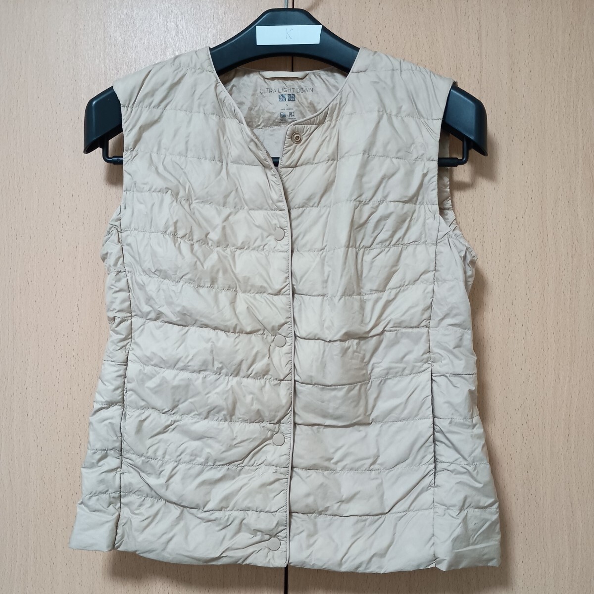 ユニクロ ウルトラライトダウンベスト レディース S ブラウン拍卖