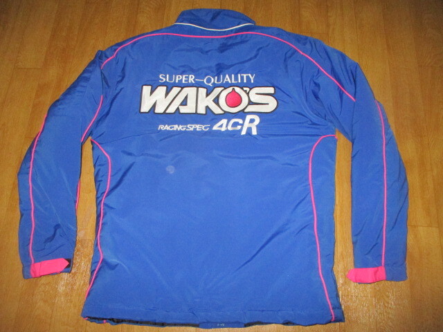 希少モデル ワコーズ4CR レーシング 刺繍ロゴ 防寒・ジャケット サイズL 極美中古 トヨタ・ZENT拍卖