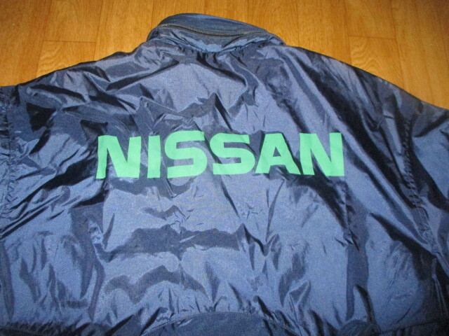 日産自動車 ピットワーク 収納フード付きオフィシャル ビンテージ ジャケット・ブルゾン サイズL 新同美中古 デッドストック拍卖