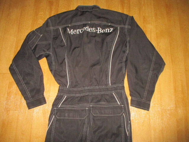 メルセデスベンツ サイズM 全刺繍ロゴ 薄手メンテナンスメカニック作業ツナギ 極美中古 ヤナセ拍卖