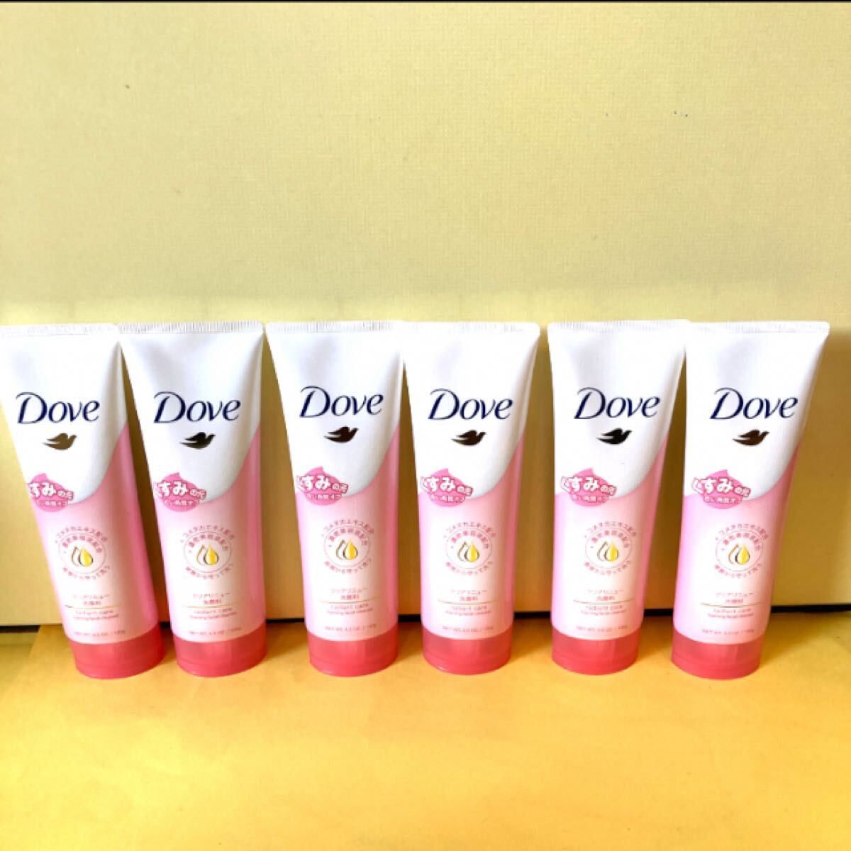【6本セット】Dove ダヴ クリアリニュー洗顔料 130g ダヴCS洗顔フォームe コメヌカエキス くすみ 角質 毛穴 濃密美容液 Dove ユニリーバ拍卖