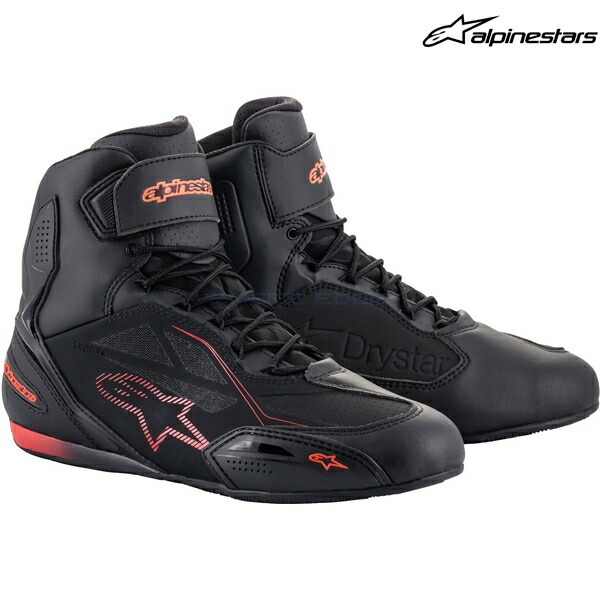 在庫あり alpinestars アルパインスターズ シューズ FASTER-3 DRYSTAR SHOE カラー:BLACK RED FLUO(1030) サイズ:9.5/27.0cm拍卖