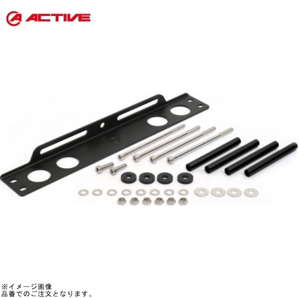 ACTIVE アクティブ 14057531B ストレートオイルクーラーステーセット 9-10R ブラック仕様 GPZ750/F拍卖
