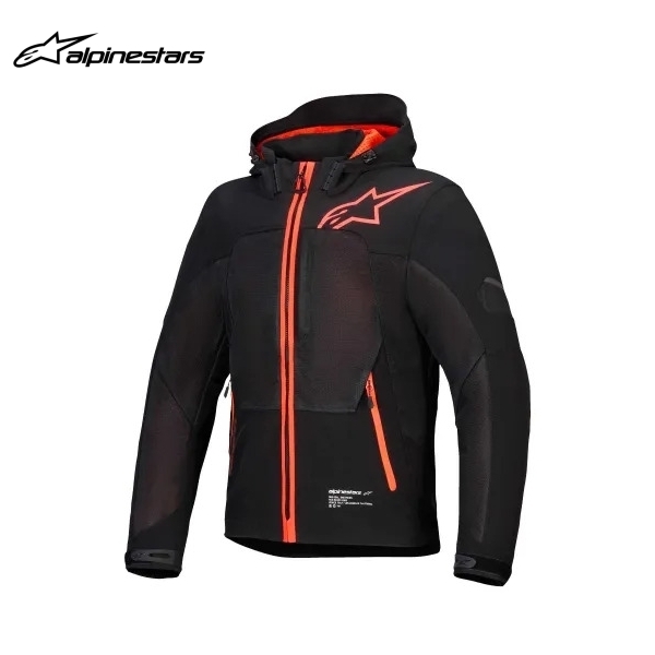 在庫あり alpinestars アルパインスターズ パーカー CREW PARKA AIR ASIA カラー:BLACK RED FLUO(1030) サイズ:S拍卖