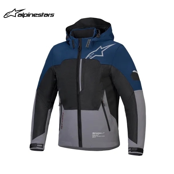 在庫あり alpinestars アルパインスターズ パーカー CREW PARKA AIR ASIA カラー:DARK BLUE DARK GRAY(7231) サイズ:S拍卖