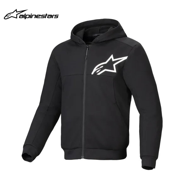 在庫あり alpinestars アルパインスターズ フーディー CHROME V2 SPORT HOODIE カラー:BLACK WHITE(12) サイズ:M拍卖
