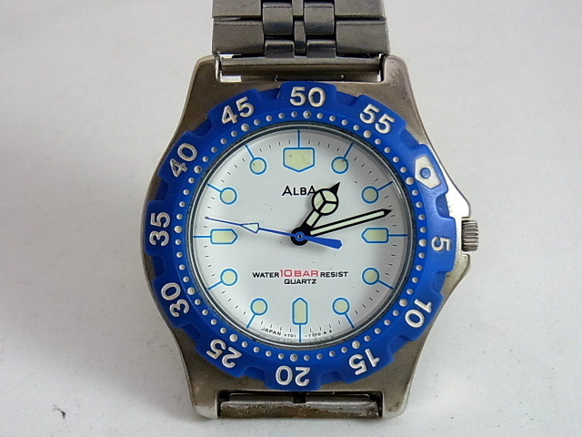 セイコー アルバ WATER 10BAR RESIST クオーツ V701-6860 36拍卖