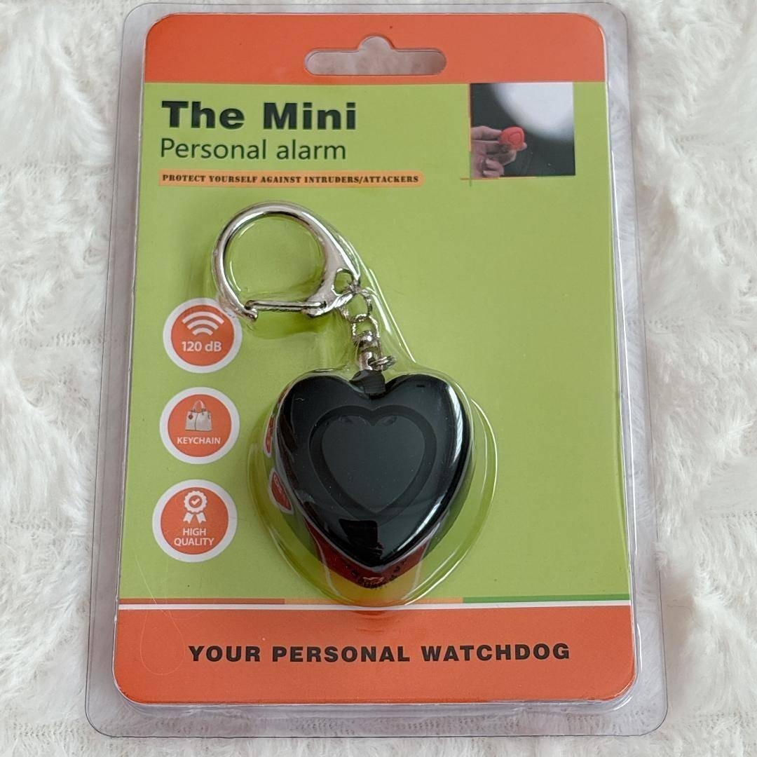 ハート型 防犯ブザー 125db LEDフラッシュ拍卖