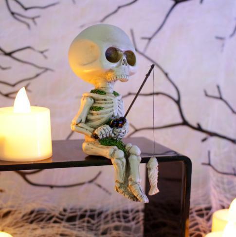 ドクロ ガイコツ オブジェ ガーデニング 置物 フィギュア スカル拍卖