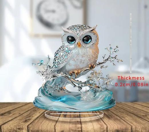 アクリルスタンド ふくろう2 スタンド型 サンキャッチャー 置物拍卖