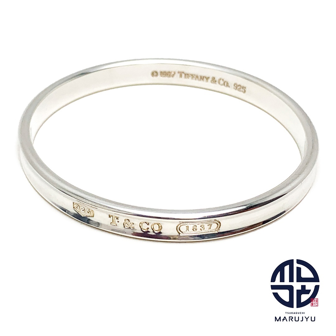 TIFFANY & CO. Tiffany ティファニー1837 シルバー ナロー バングル 925 SILVER ジュエリー アクセサリー ブランド拍卖