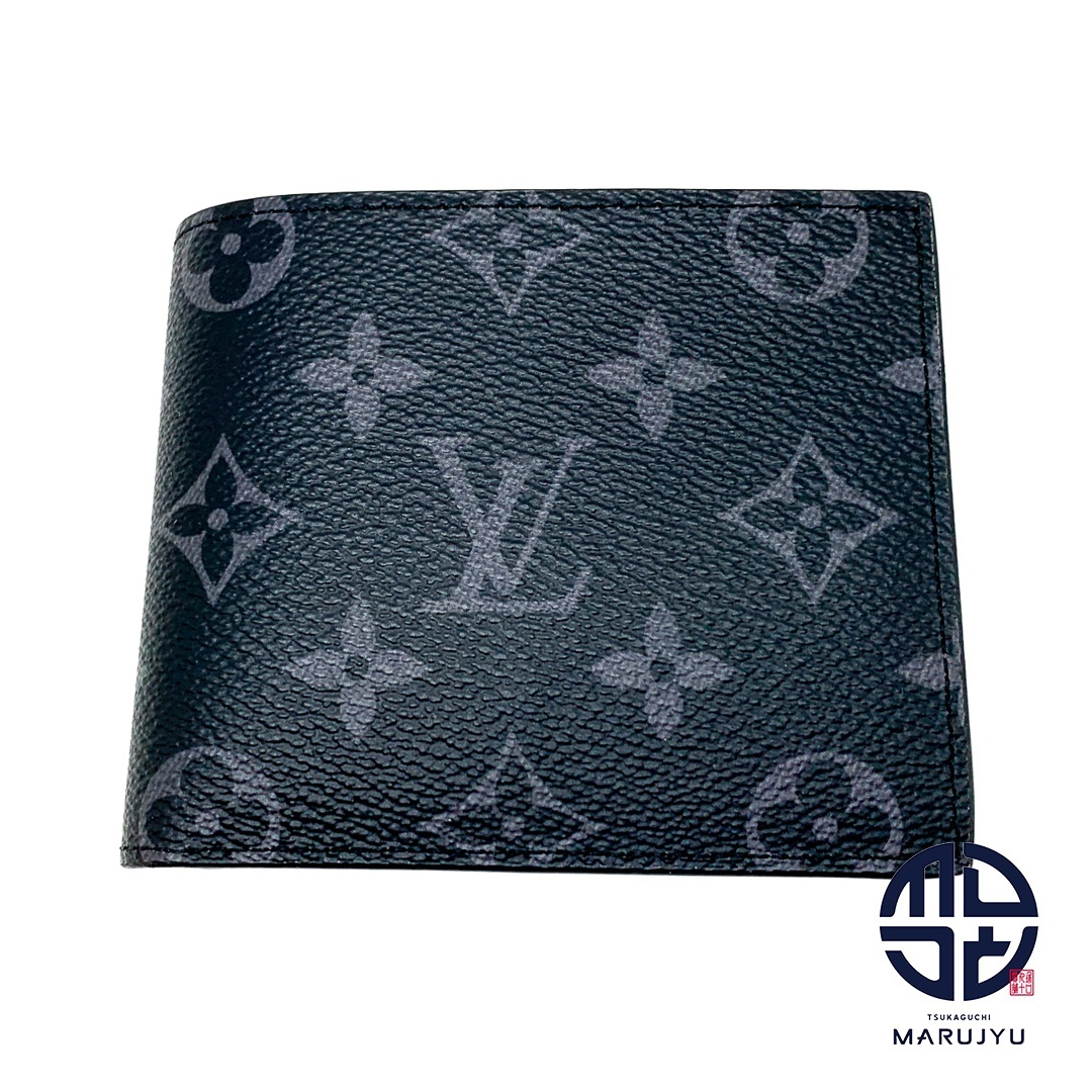 LOUIS VUITTON ルイヴィトン モノグラム・エクリプス ポルトフォイユ・マルコNM M62545 二つ折りサイフ 財布 メンズ ブランド拍卖