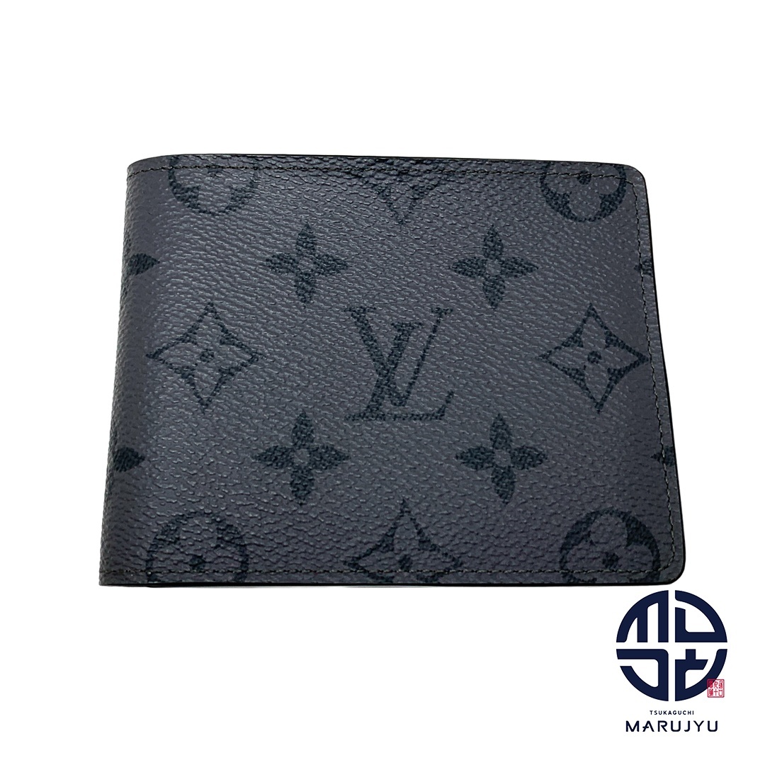 LOUIS VUITTON ルイヴィトン モノグラム・エクリプス リバース ポルトフォイユ・スレンダー M80906 二つ折りサイフ 財布 ブランド メンズ拍卖