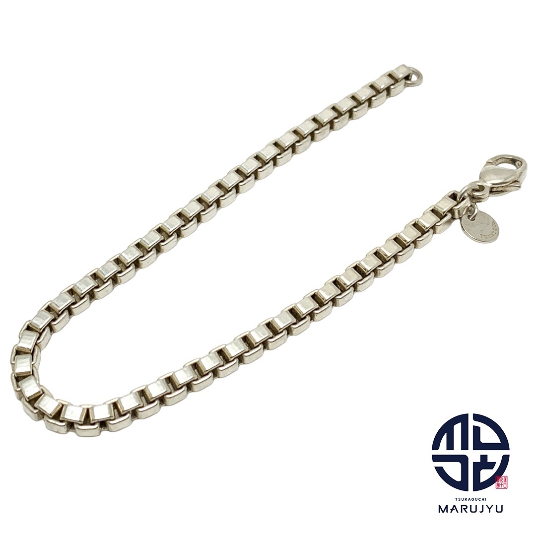 TIFFANY & CO. Tiffany ティファニー 925 シルバー SILVER ベネチアン リンク ブレスレット ジュエリー アクセサリー ブランド拍卖