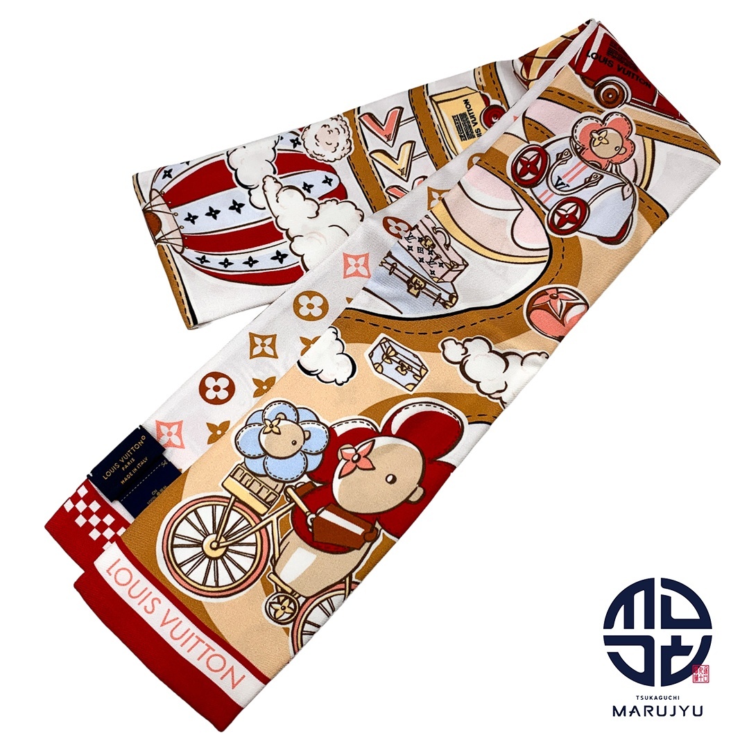 LOUIS VUITTON ルイヴィトン モノグラム スカーフ バンドー ヴィヴィエンヌ M79674 ブランド 小物拍卖