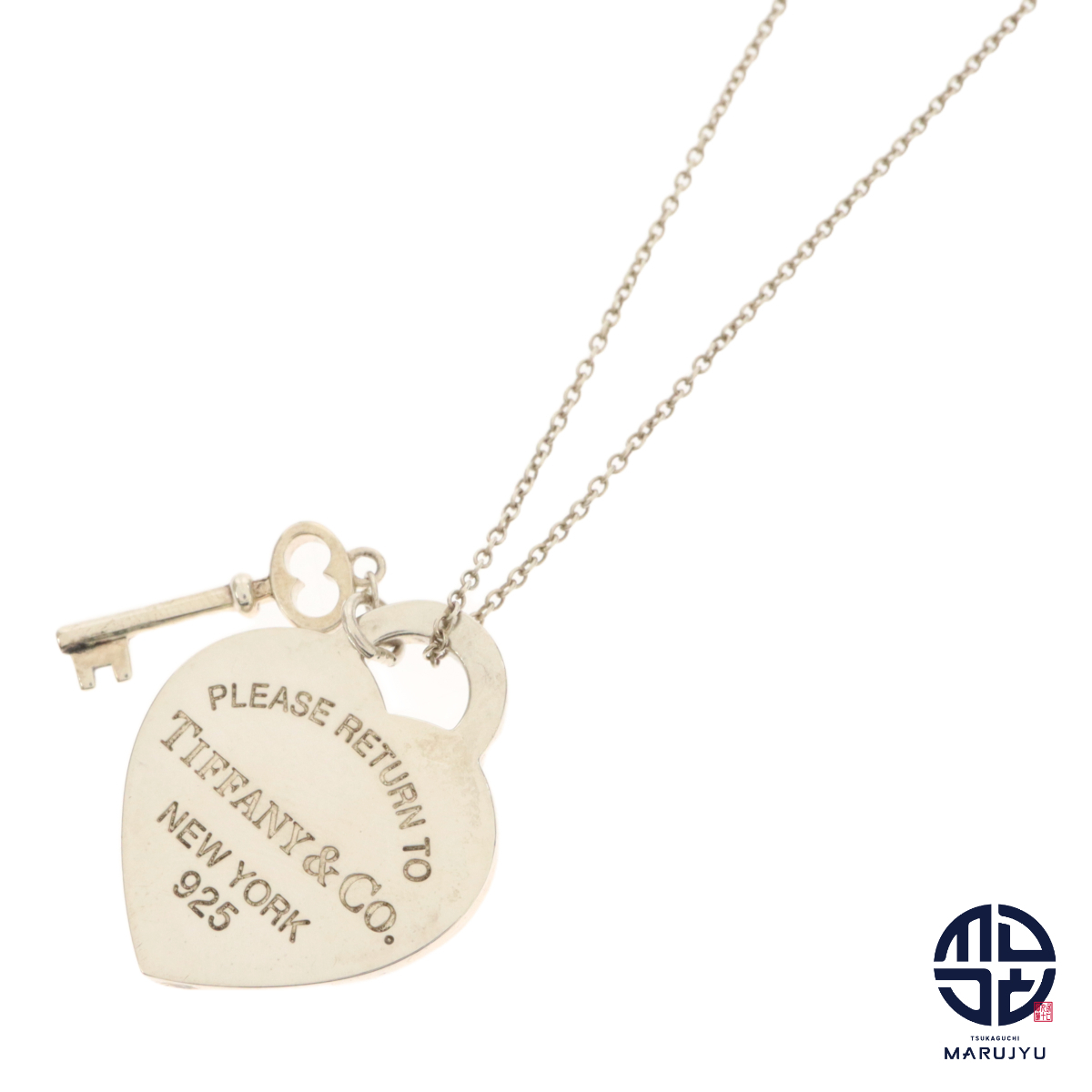 TIFFANY ティファニー 925 SILVER シルバー リターン トゥ ティファニー ハート タグ キー ペンダント ネックレス ジュエリー アクセサリー拍卖