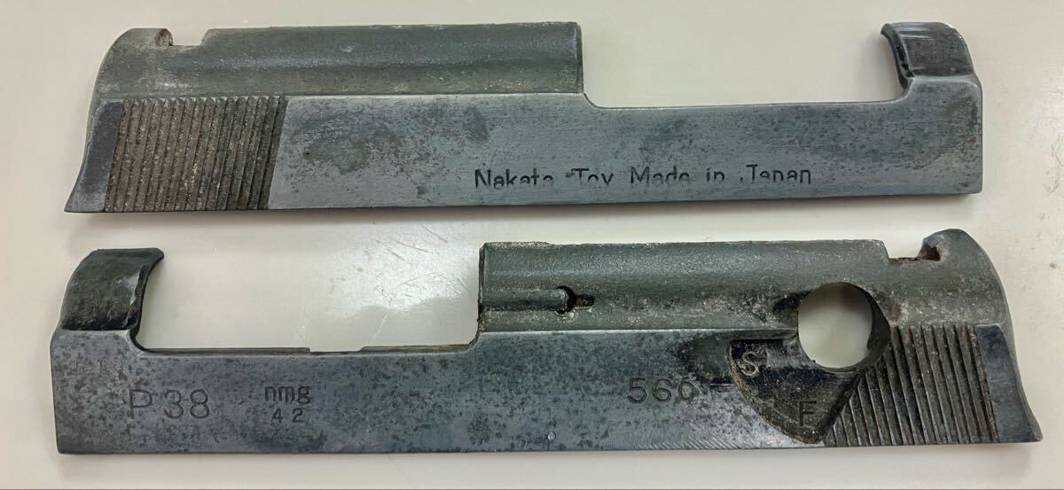 1円~Nakata toy Made in Japan P.38 nmg 42 ワルサー P38 完全カット品 文鎮 置物 モデルガン 現状品拍卖