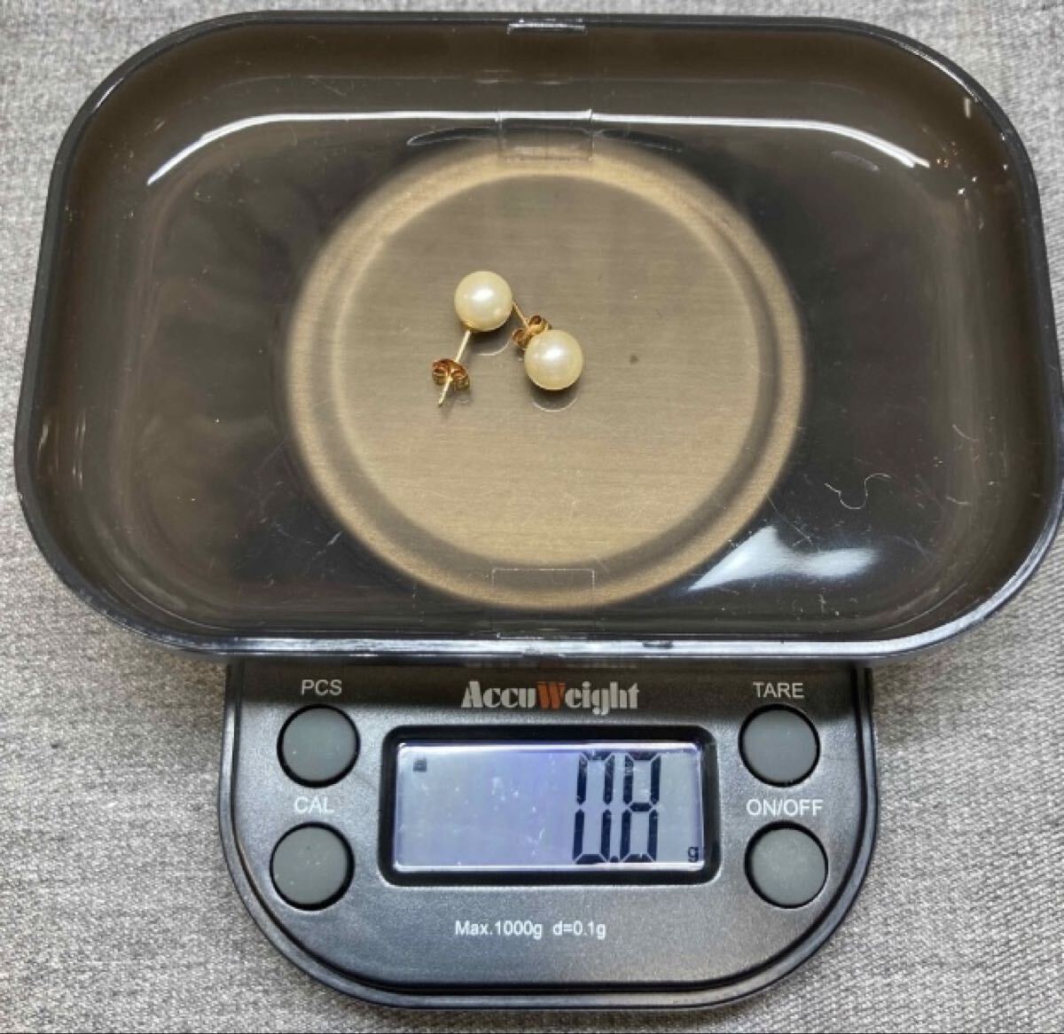 送料無料【Mけ2486】 ピアス 真珠 パール パールピアス パール k18 刻印あり拍卖