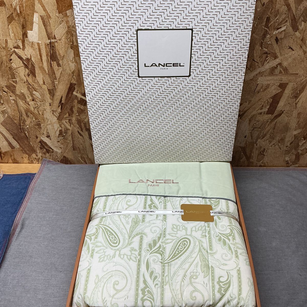 送料無料【N①5227】LANCELランセル 肌掛け布団 寝具 布団拍卖