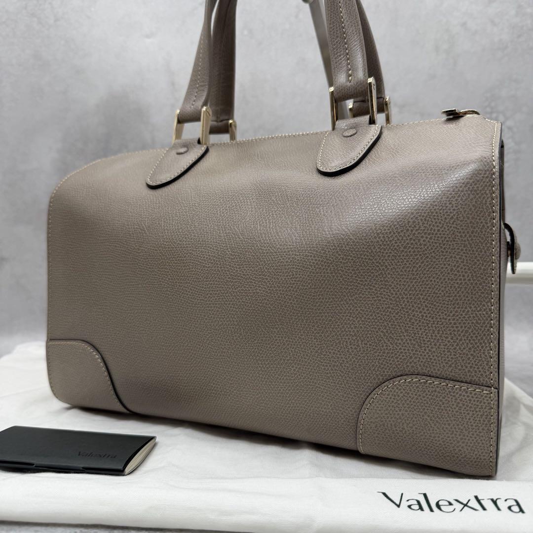 【極美品】ヴァレクストラ バビラ ミニボストンバック ハンドバッグ拍卖