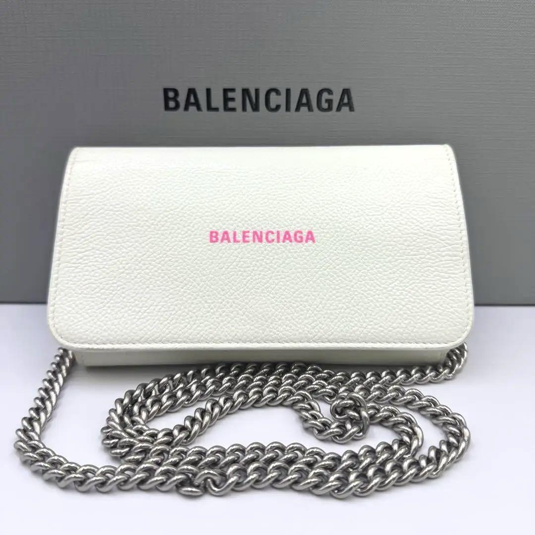 バレンシアガ ミニ チェーンウォレット ショルダーバッグ拍卖