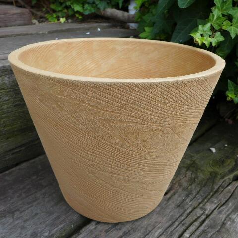 アンティーク調 新素材の鉢 シンプルカラーの鉢M K3752B ガーデン 植木鉢 陶器鉢 ガーデニング 花壇 鉢拍卖