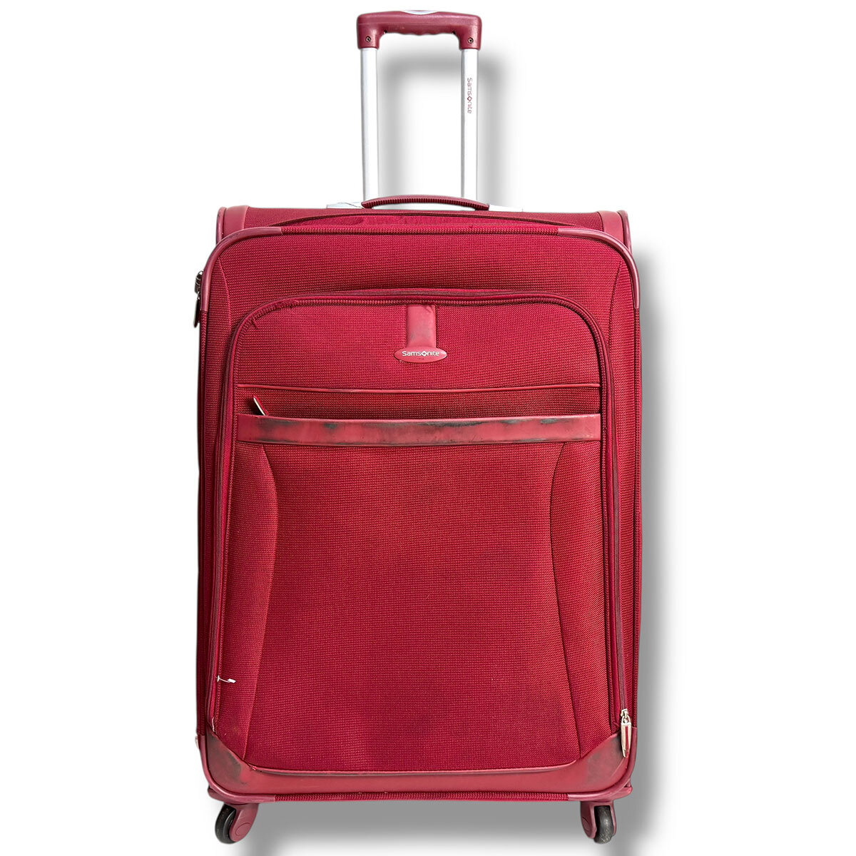 J6062 サムソナイト 大型 XL ソフトスーツケース キャリーケース レッド 4輪 マルチホイール Samsonite拍卖