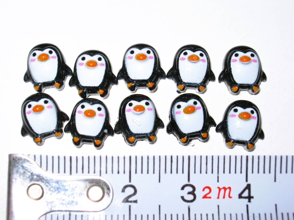 超ミニミニ ペンギン 10個】ミニチュア ハンドメイド 素材 パーツ 小さい ネイル 装飾 デコレーション かわいい DIY 小物 置物 インテリア拍卖