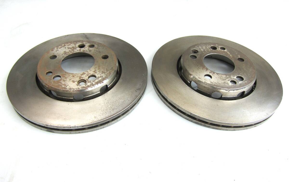 未使用品ベンツ W124 260E/300E フロント ブレーキ ローター 左右2枚セット sebro社(ポルシェOEM供給会)φ284×22mm 124026/124030拍卖