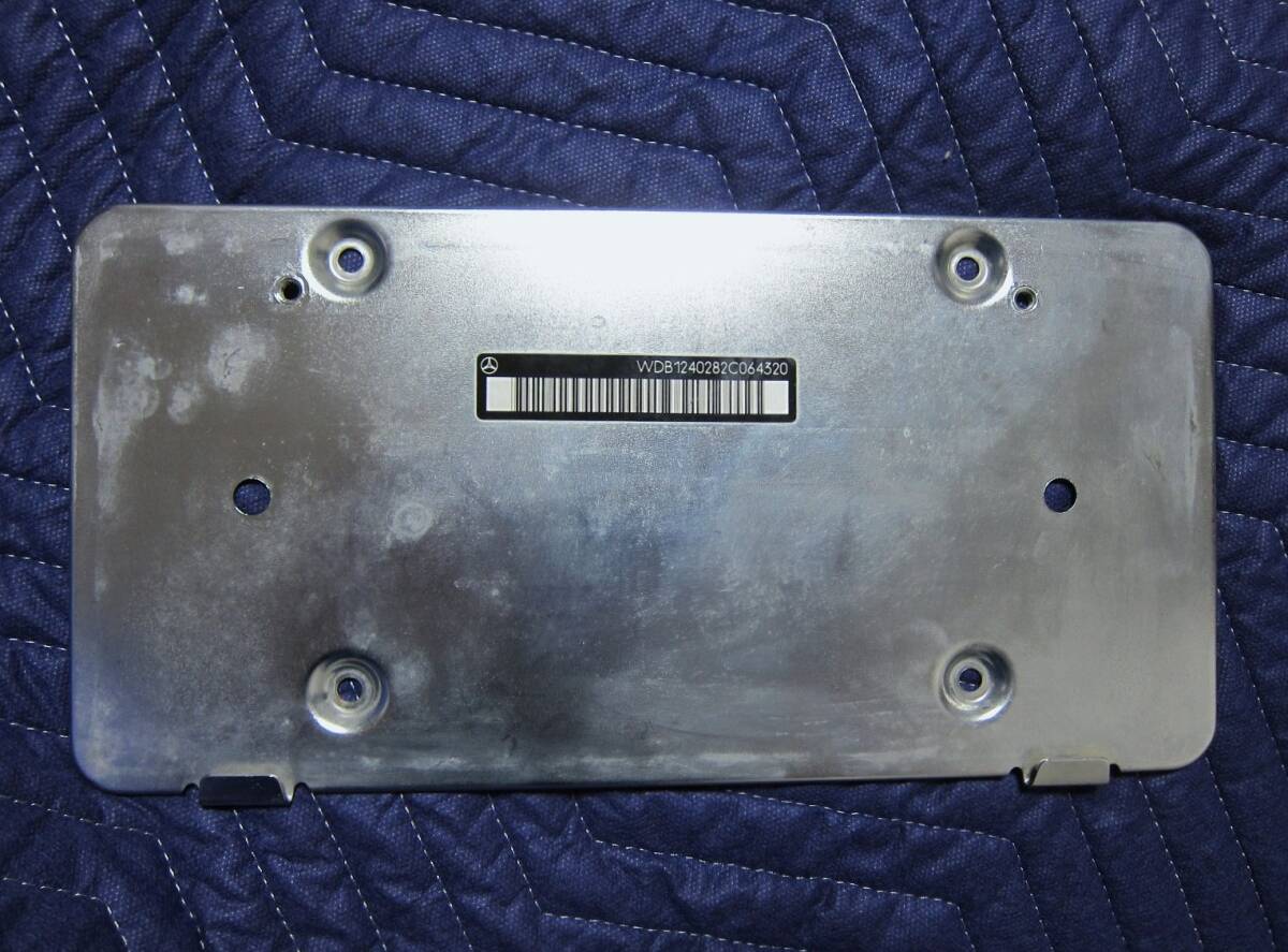 ベンツ W124 純正 ナンバープレート/ナンバーフレーム/ブラケット ステー ライセンスプレート 拍卖