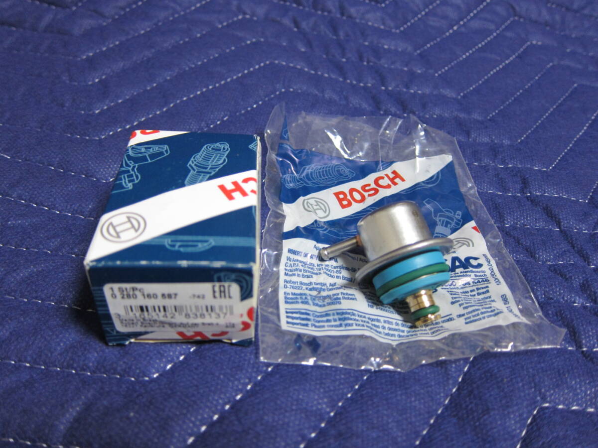 未使用品ベンツ W124 W140 R129 BOSCH フューエル プレッシャー レギュレーター0280160587 燃料プレッシャー 0000781889E500E320E280E220他拍卖