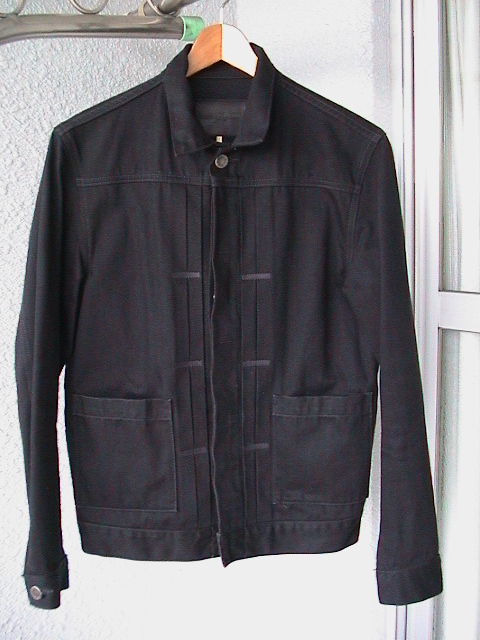 LEVI'S MADE&CRAFTED リーバイス メイド&クラフテッド ブラックデニムジャケット(比翼ボタン仕立て)2nd サイズ 1 S~M 34~36拍卖