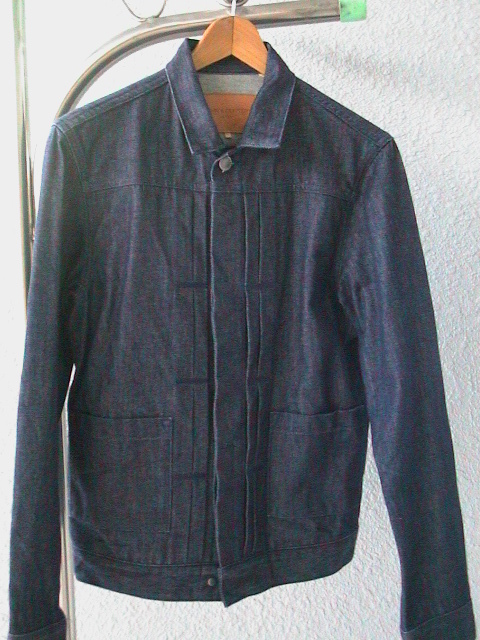 リーバイス メイド&クラフテッド LEVI'S MADE&CRAFTED ダークインディゴジャケット(比翼ボタン仕立て)2nd サイズ 1 S~M 34~36拍卖