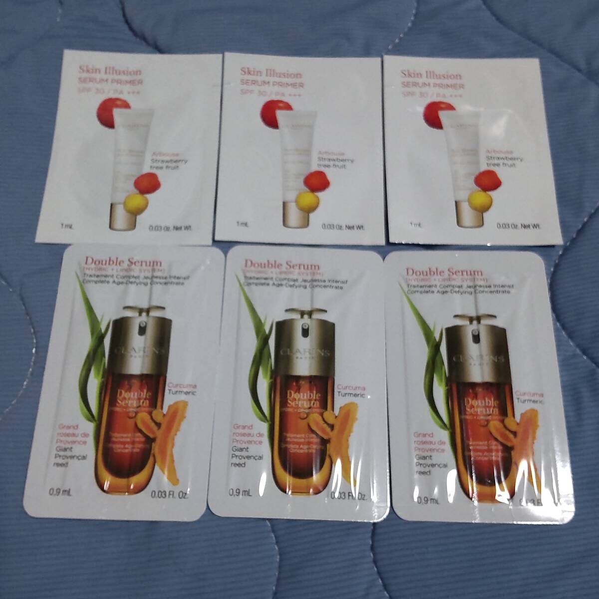 新品 クラランス スキン イリュージョン セラム プライマー ダブル セーラム ADC 美容液 ファンデーションベース拍卖