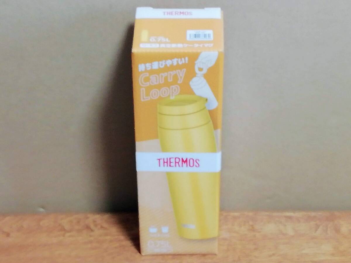 ☆ 新品未開封  サーモス 真空断熱ケータイマグ 0.75L イエロー JOO-750拍卖