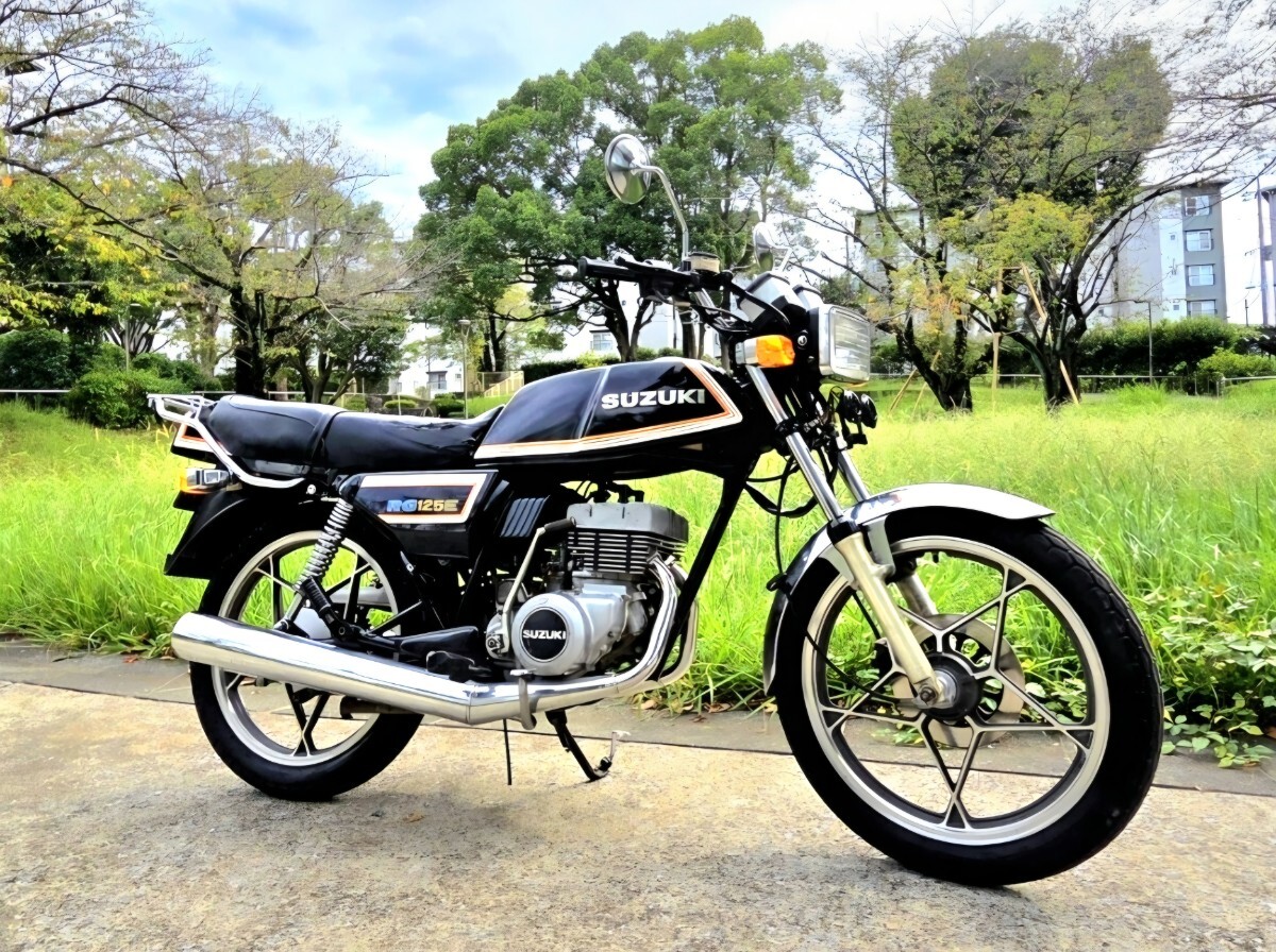 2スト!!【SUZUKI RG125E】スズキ ※検)CB/GT/KH/RD/RZ/ハスラー拍卖