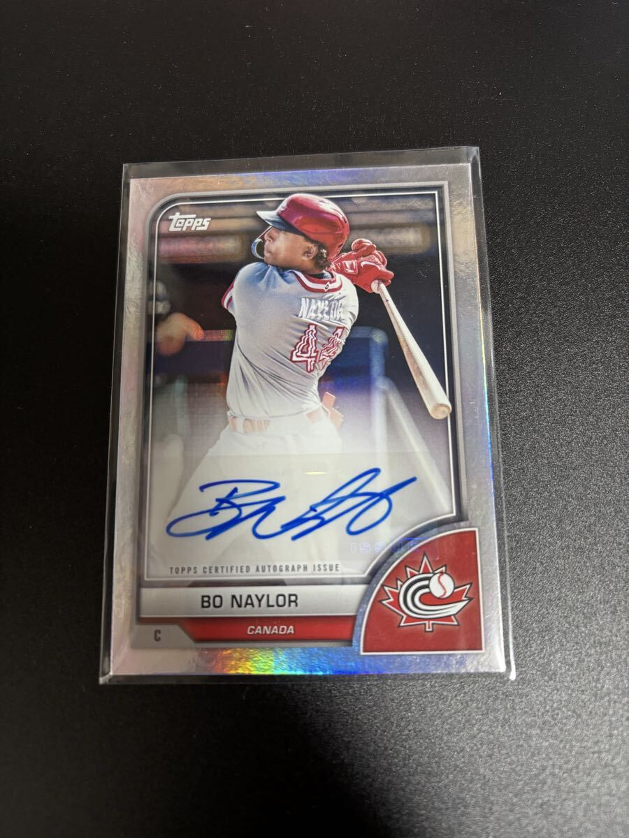 BO NAYLOR WBC 直筆サインカード auto 検 Topps BOWMAN crome stadium BBM epoch signature autograph DUNRUSS archives indians拍卖