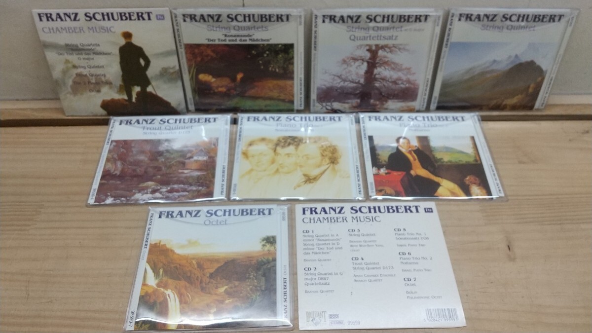 n28◆『クラシック室内楽曲集 CD7枚組 フランツシューベルト / チャンバーミュージック 外装ケース欠品 』Goodデザイン 251021拍卖
